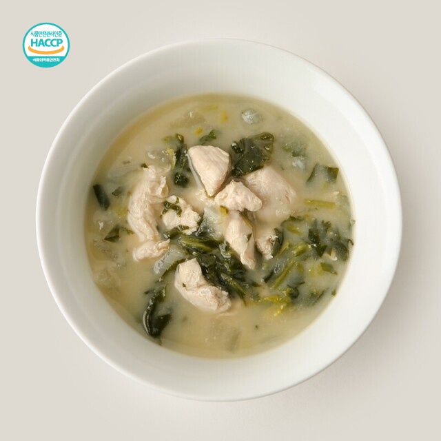 뽀뽀뜨,닭고기시금치된장국